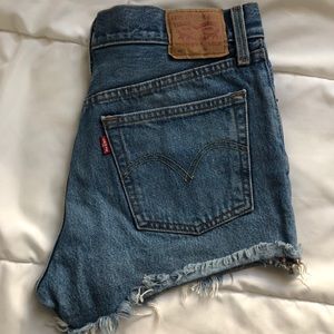 Levi 501 denim shorts